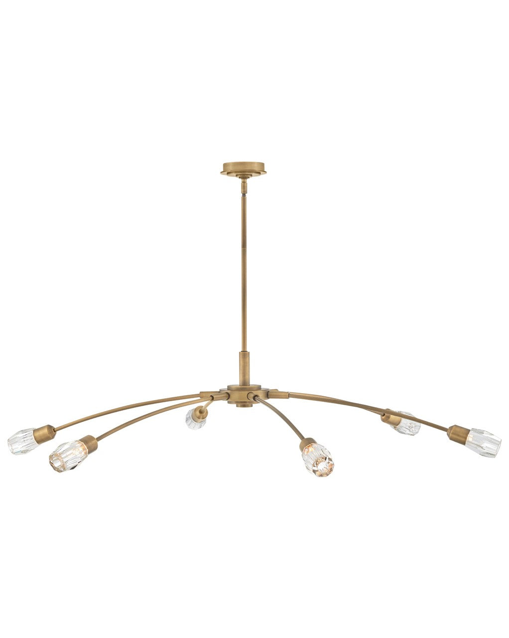 Atera LED Chandelier in Heritage Brass - available from The Lighting Shoppe, trusted by Canadian homeowners