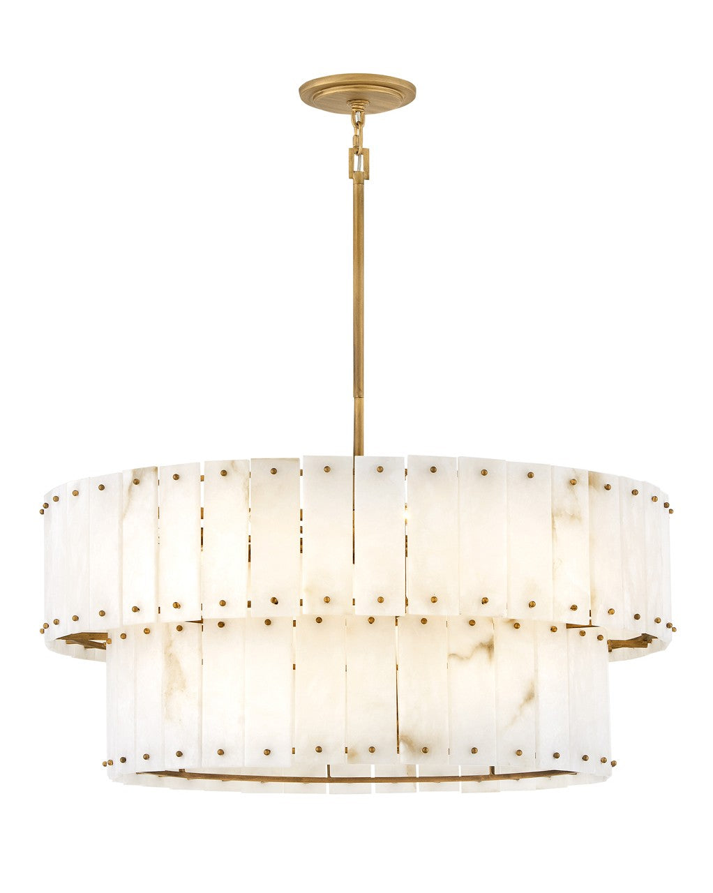 Simone LED Chandelier in Burnished Gold - available from The Lighting Shoppe, trusted by Canadian homeowners