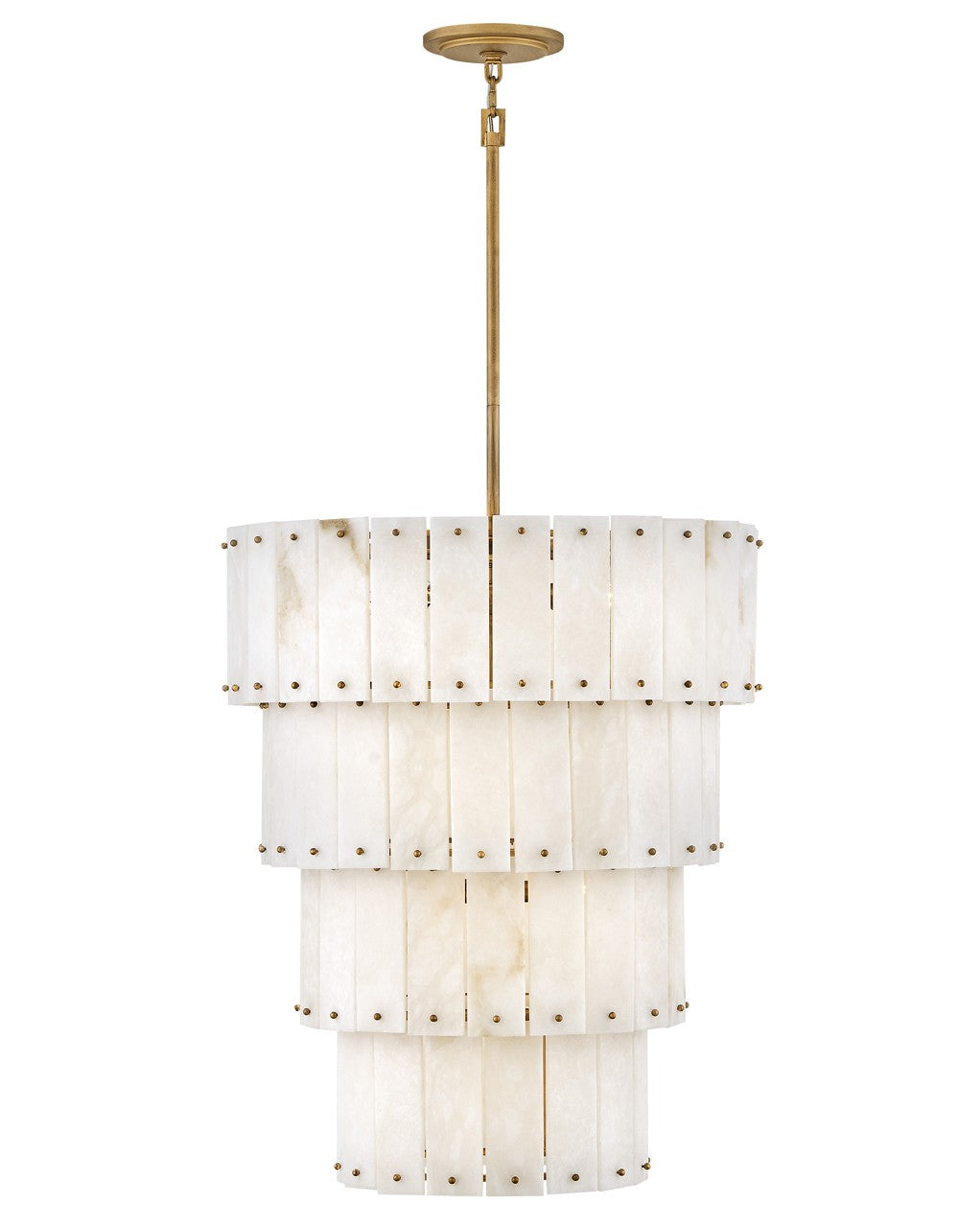 Simone LED Chandelier in Burnished Gold - available from The Lighting Shoppe, trusted by Canadian homeowners