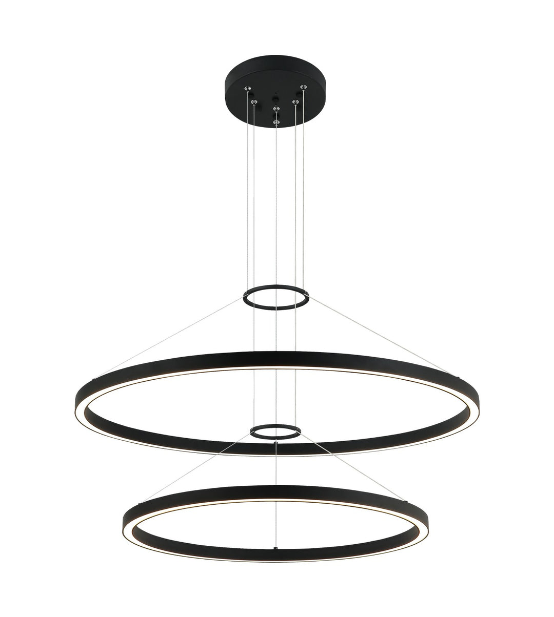 O'Hara LED Chandelier in Matte Black - available from The Lighting Shoppe, trusted by Canadian homeowners