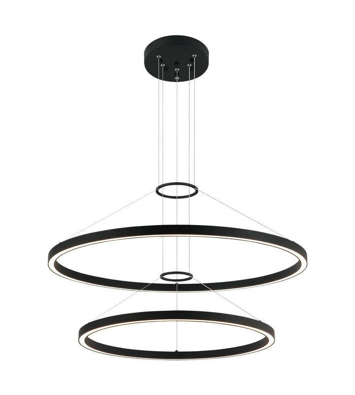 O'Hara LED Chandelier in Matte Black - available from The Lighting Shoppe, trusted by Canadian homeowners