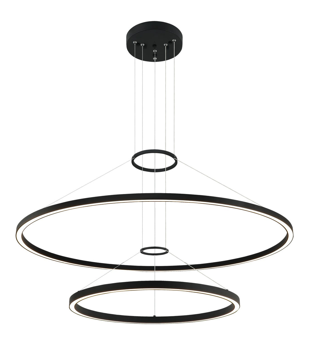 O'Hara LED Chandelier in Matte Black - available from The Lighting Shoppe, trusted by Canadian homeowners