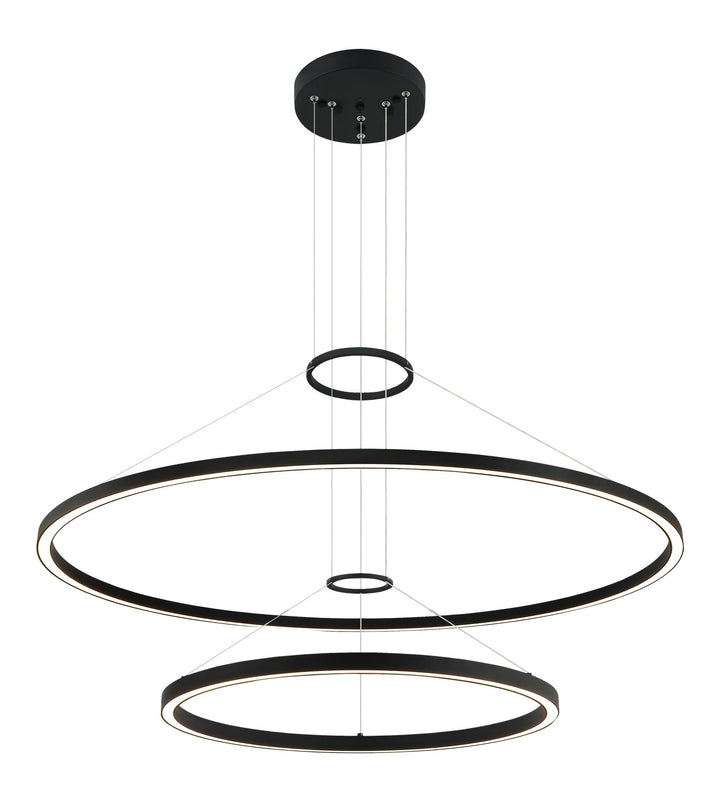 O'Hara LED Chandelier in Matte Black - available from The Lighting Shoppe, trusted by Canadian homeowners