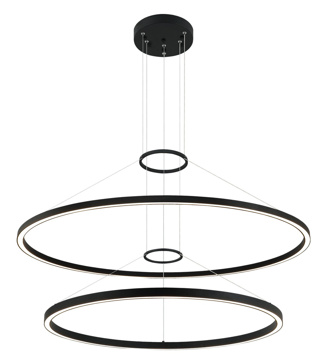 O'Hara LED Chandelier in Matte Black - available from The Lighting Shoppe, trusted by Canadian homeowners