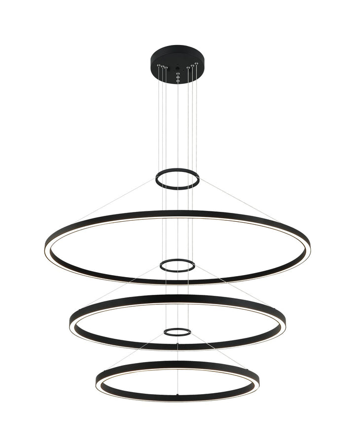 O'Hara LED Chandelier in Matte Black - available from The Lighting Shoppe, trusted by Canadian homeowners