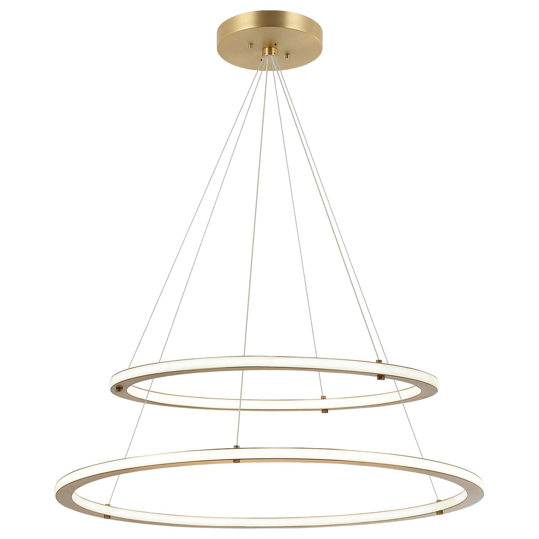 Victoria LED Pendant in Brushed Gold - available from The Lighting Shoppe, trusted by Canadian homeowners