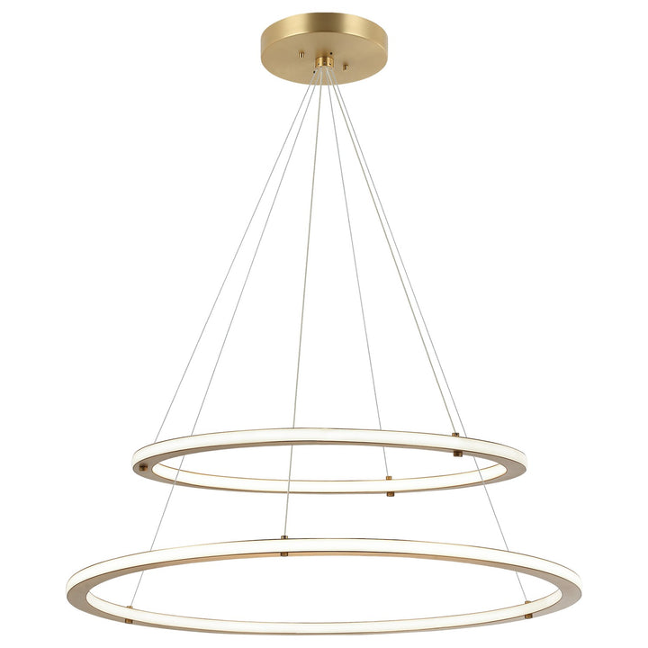 Victoria LED Pendant in Brushed Gold - available from The Lighting Shoppe, trusted by Canadian homeowners