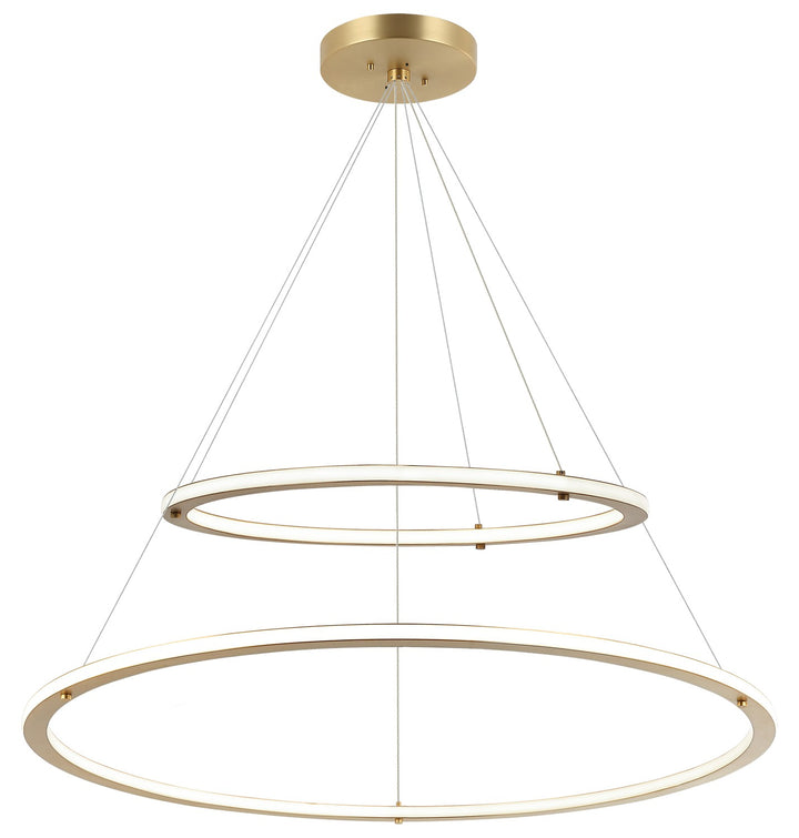 Victoria LED Pendant in Brushed Gold - available from The Lighting Shoppe, trusted by Canadian homeowners