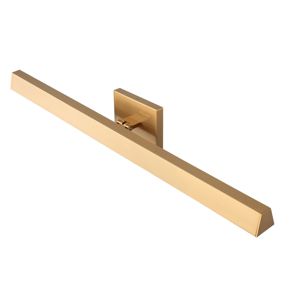 Isosceles LED Vanity in Aged Gold Brass - available from The Lighting Shoppe, trusted by Canadian homeowners