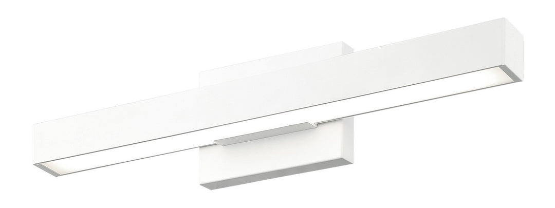 Presley LED Vanity in Matte White - available from The Lighting Shoppe, trusted by Canadian homeowners
