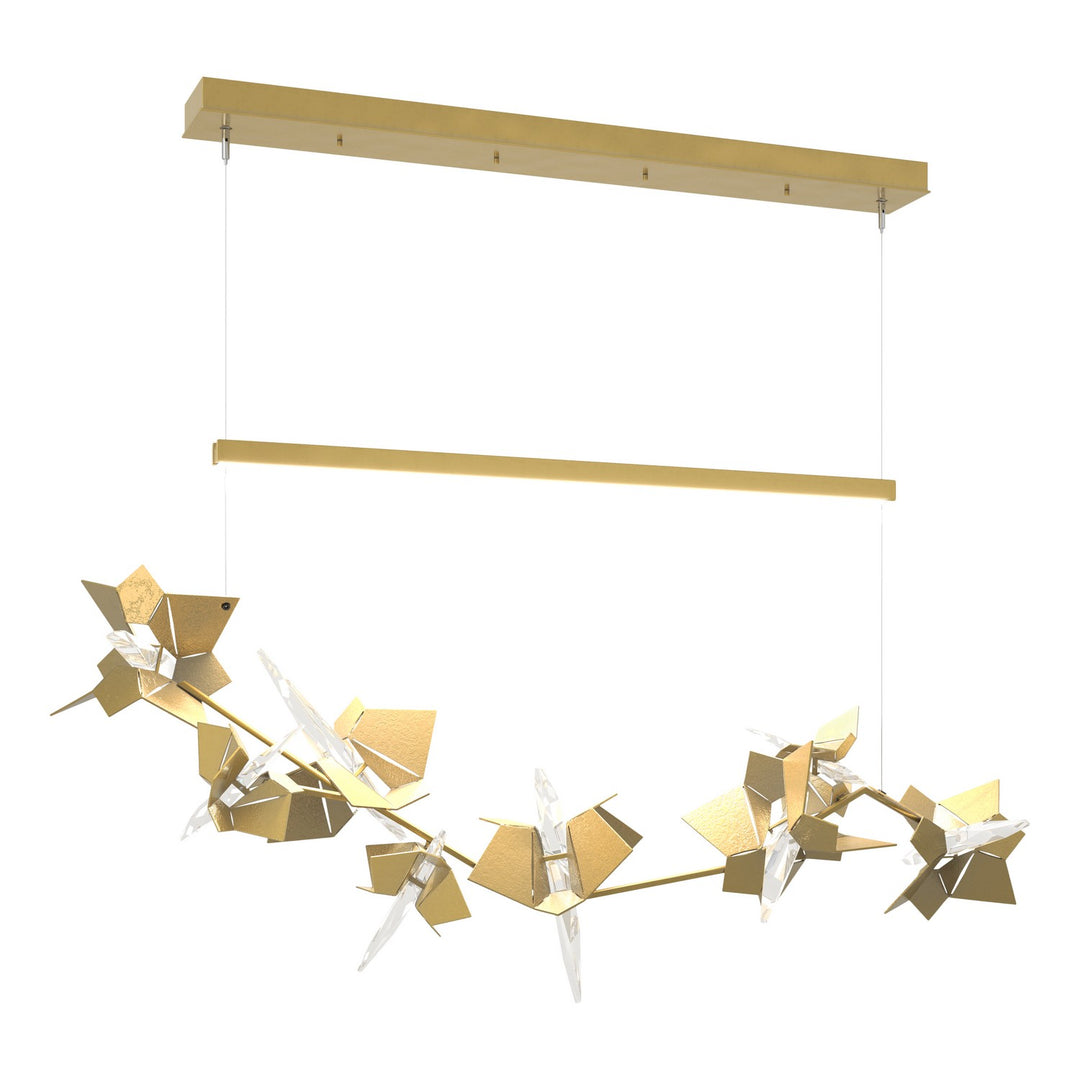 Hubbardton Forge Canada - 139813-LED-STND-86-86-CR - LED Pendant - Belladonna - Modern Brass