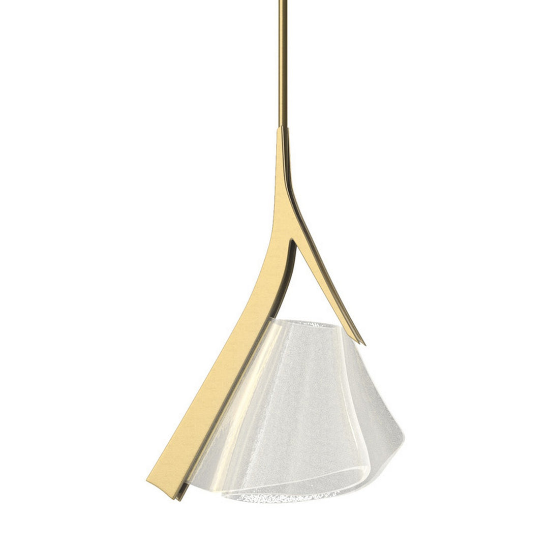 Mobius LED Pendant in Modern Brass - available from The Lighting Shoppe, trusted by Canadian homeowners