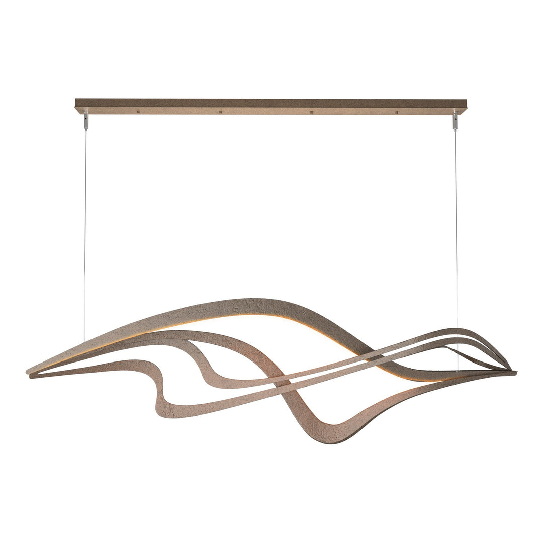 Hubbardton Forge Canada - 139905-LED-STND-05 - LED Pendant - Crossing Waves - Bronze