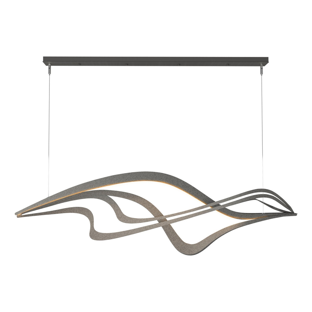 Hubbardton Forge Canada - 139905-LED-STND-20 - LED Pendant - Crossing Waves - Natural Iron