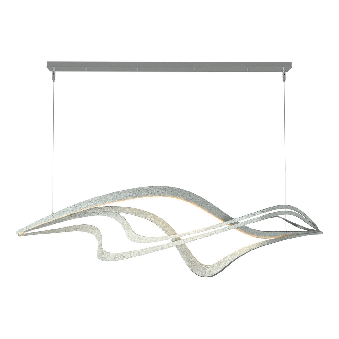 Hubbardton Forge Canada - 139905-LED-STND-82 - LED Pendant - Crossing Waves - Vintage Platinum