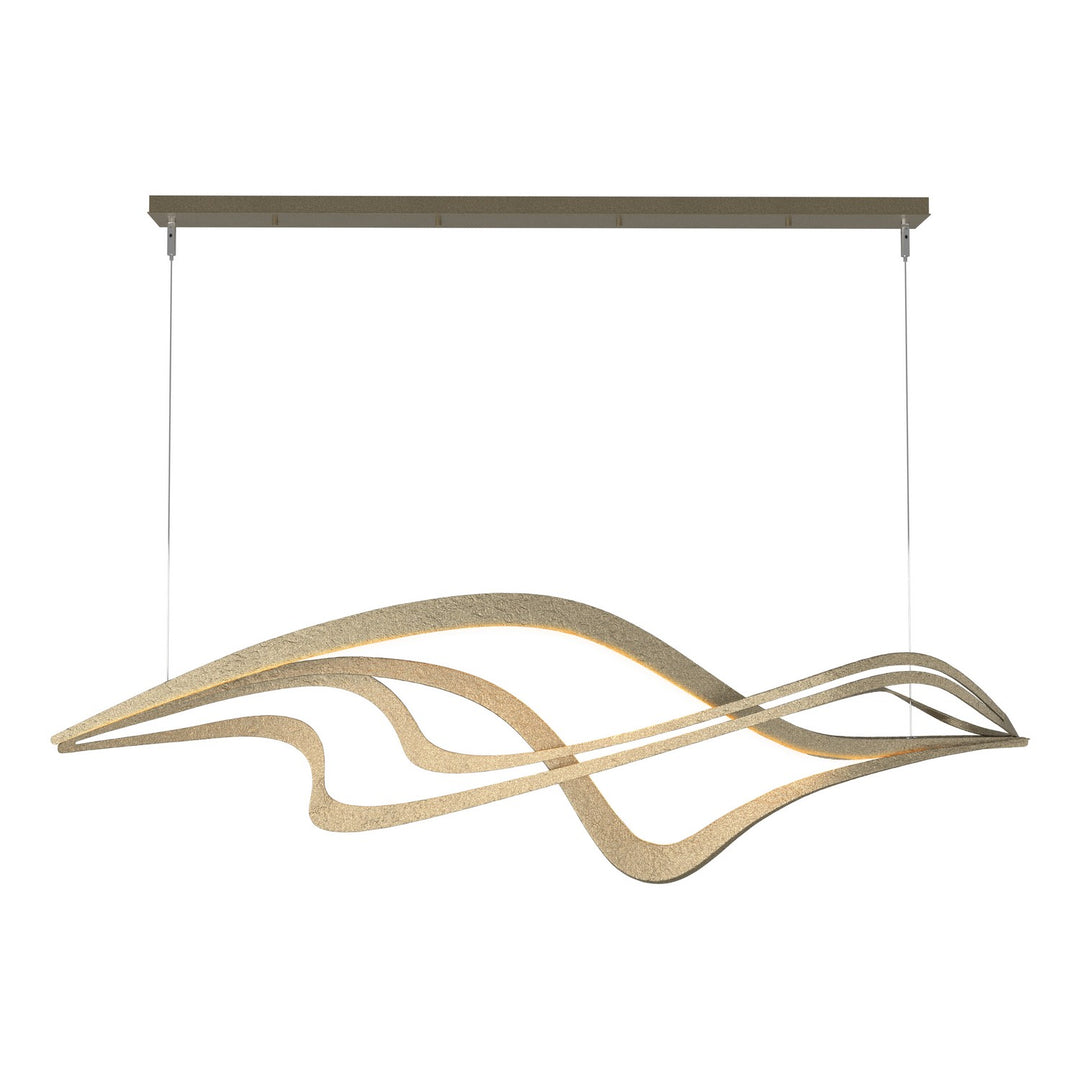Hubbardton Forge Canada - 139905-LED-STND-84 - LED Pendant - Crossing Waves - Soft Gold