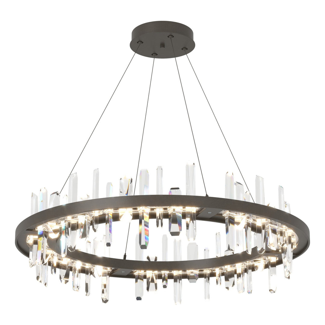 Hubbardton Forge Canada - 139915-LED-STND-07-CR - LED Pendant - Solitude - Dark Smoke