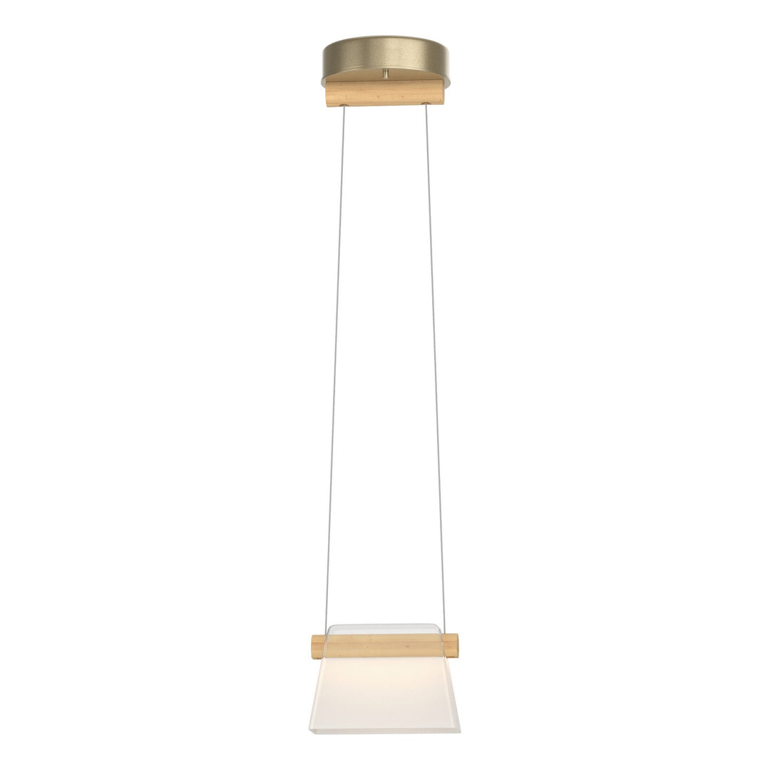 Cowbell LED Mini Pendant in Soft Gold - available from The Lighting Shoppe, trusted by Canadian homeowners