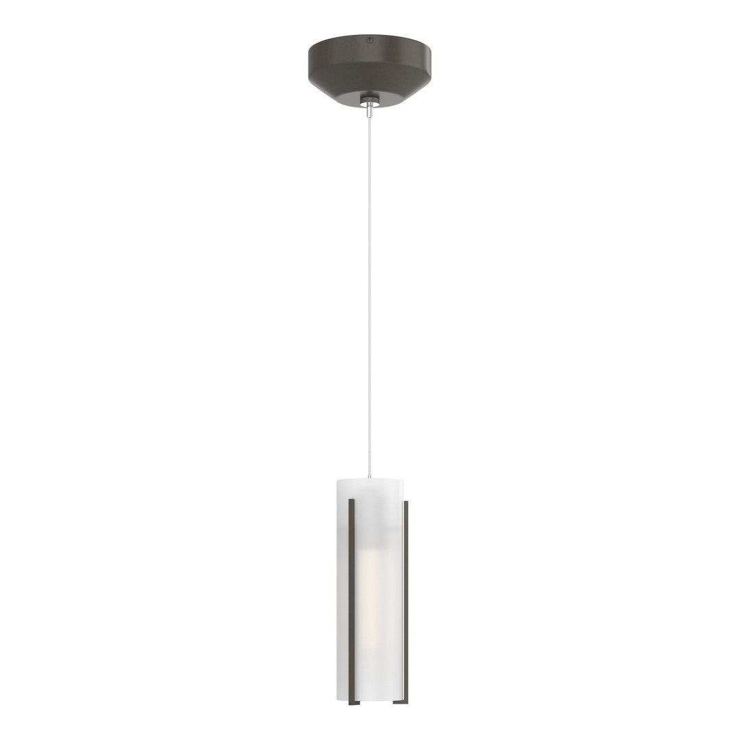 Exos Glass One Light Mini Pendant in Dark Smoke - available from The Lighting Shoppe, trusted by Canadian homeowners