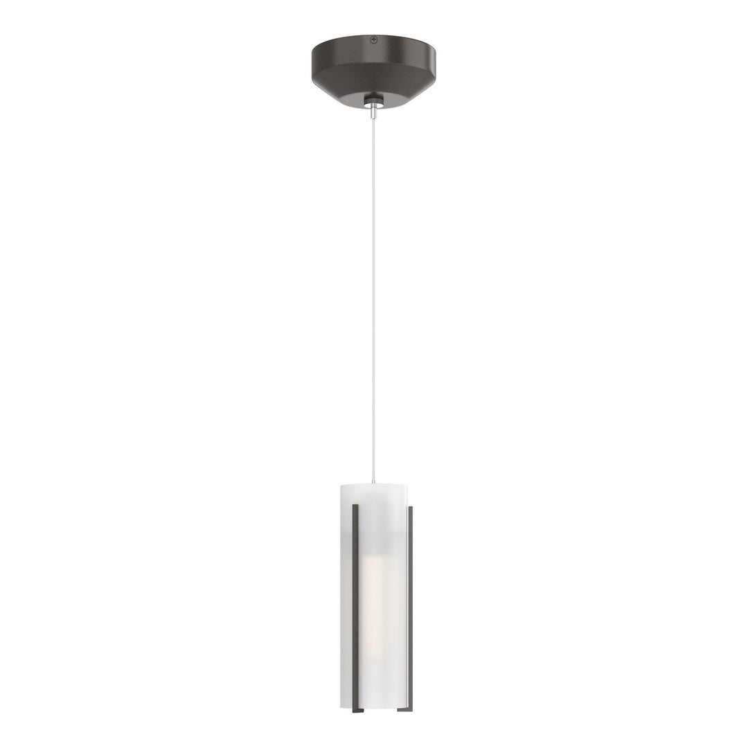 Exos Glass One Light Mini Pendant in Oil Rubbed Bronze - available from The Lighting Shoppe, trusted by Canadian homeowners