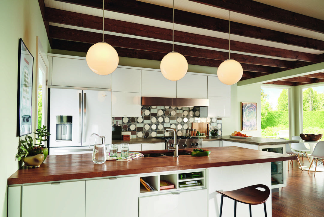 Progress Canada - P4403-29 - One Light Pendant - Opal Globes - White