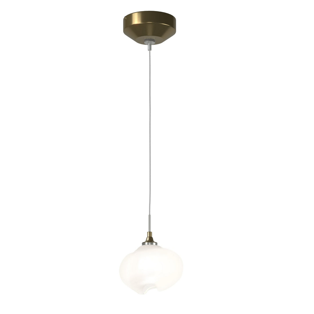 Ume One Light Mini Pendant in Modern Brass - available from The Lighting Shoppe, trusted by Canadian homeowners