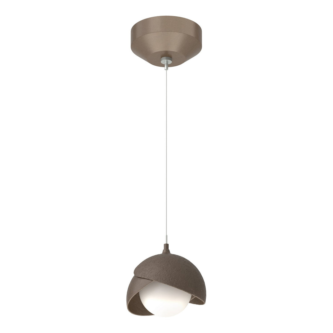 Brooklyn One Light Mini Pendant in Bronze - available from The Lighting Shoppe, trusted by Canadian homeowners