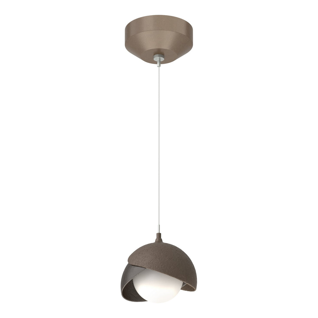 Brooklyn One Light Mini Pendant in Bronze - available from The Lighting Shoppe, trusted by Canadian homeowners