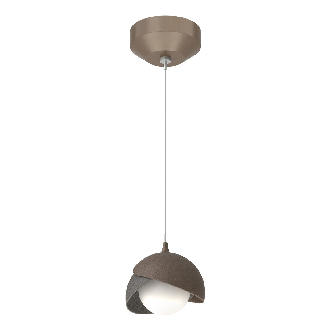 Brooklyn One Light Mini Pendant in Bronze - available from The Lighting Shoppe, trusted by Canadian homeowners