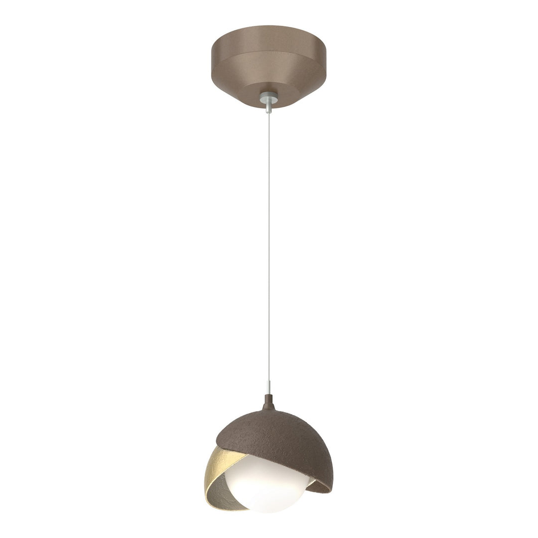 Brooklyn One Light Mini Pendant in Bronze - available from The Lighting Shoppe, trusted by Canadian homeowners