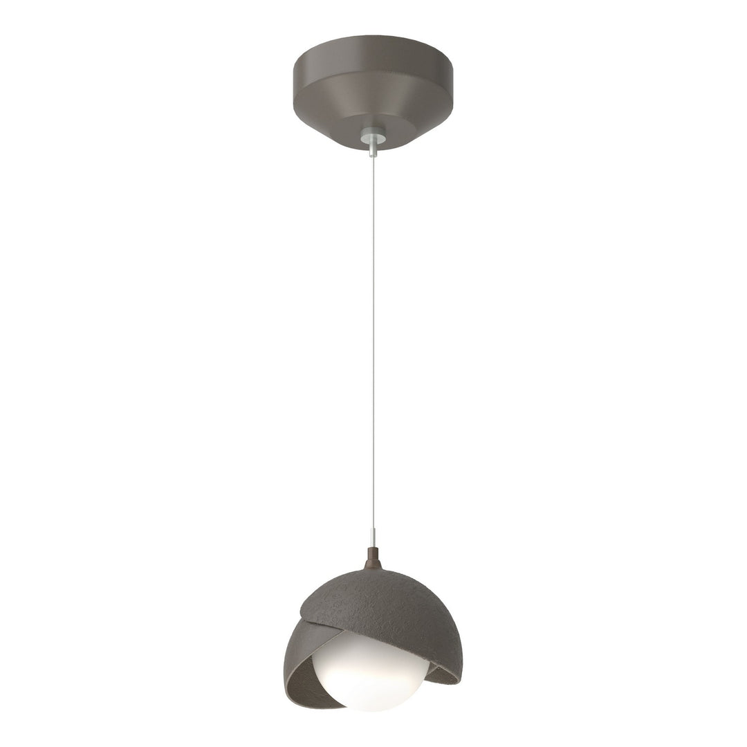Brooklyn One Light Mini Pendant in Dark Smoke - available from The Lighting Shoppe, trusted by Canadian homeowners