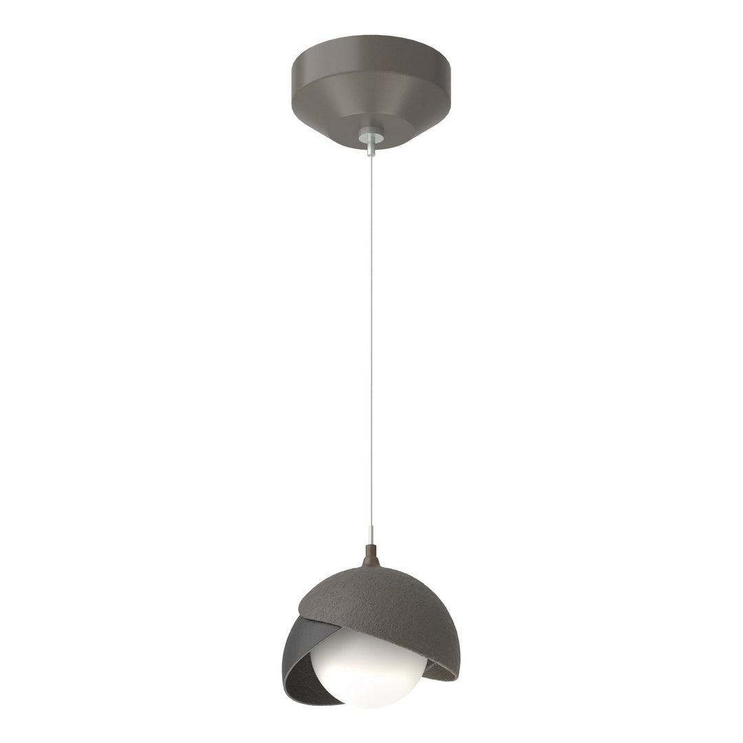 Brooklyn One Light Mini Pendant in Dark Smoke - available from The Lighting Shoppe, trusted by Canadian homeowners