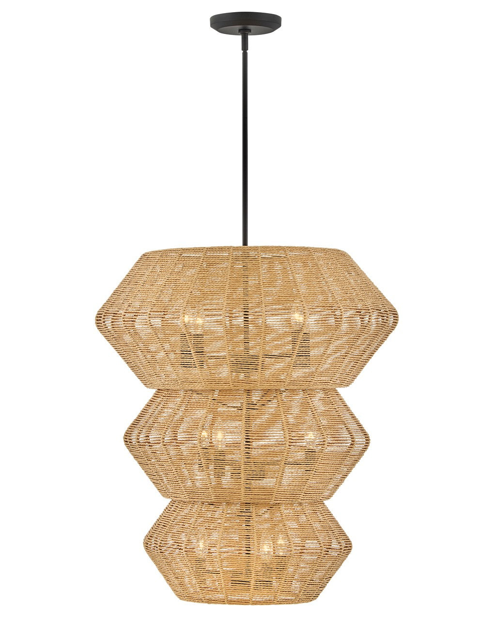 Luca LED Chandelier in Black - available from The Lighting Shoppe, trusted by Canadian homeowners
