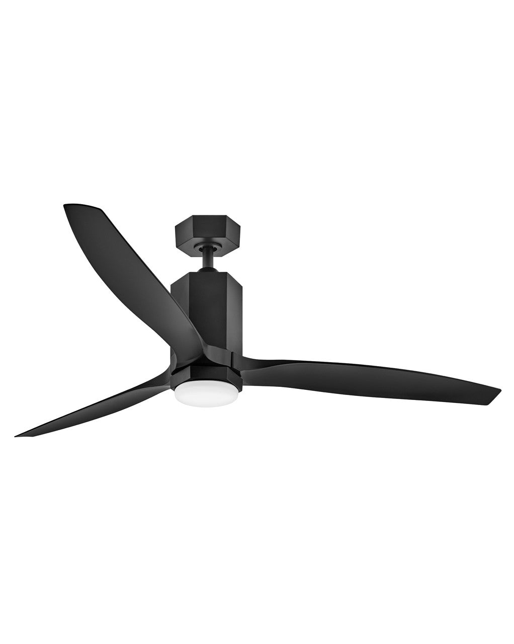 Facet 60"Ceiling Fan in Matte Black - available from The Lighting Shoppe, trusted by Canadian homeowners