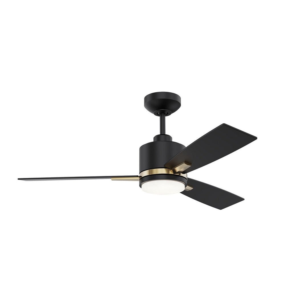 Nuvel 42 42"Ceiling Fan in Black & Brass Kendal Canada