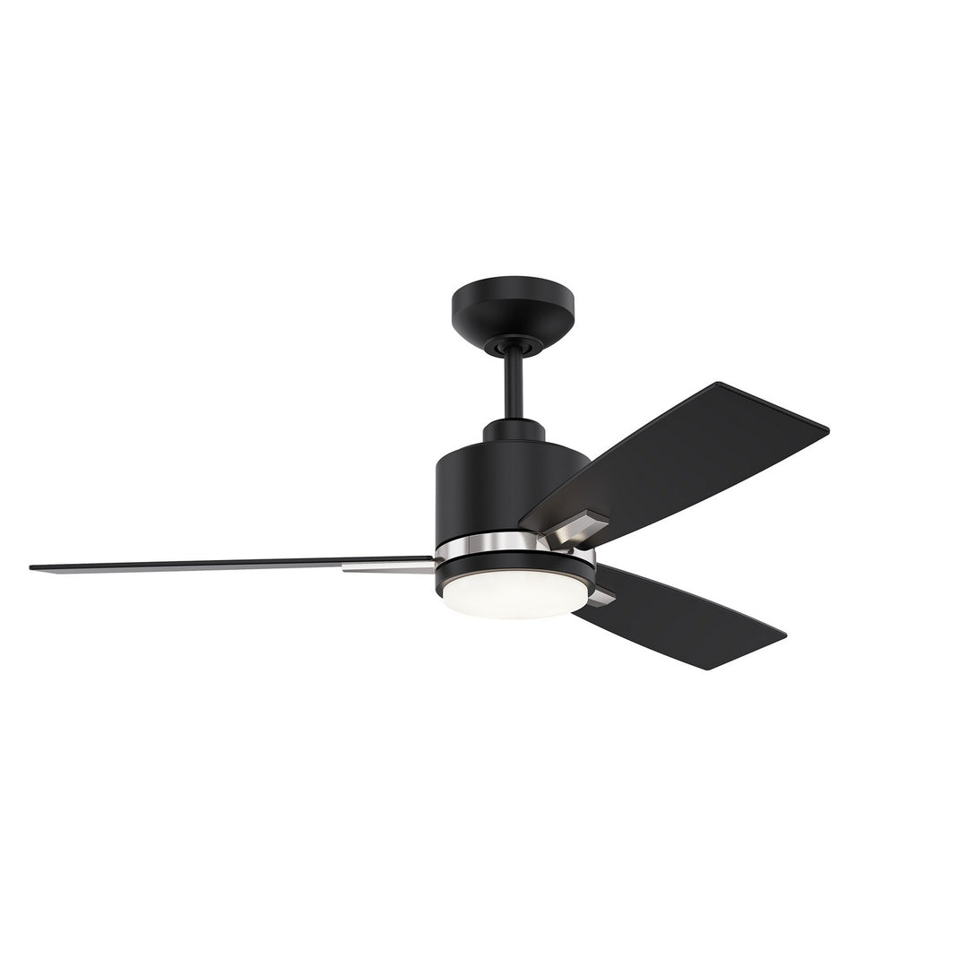Kendal Canada - AC30842-BLK/SN - 42"Ceiling Fan - Nuvel 42 - Black & Satin Nickel