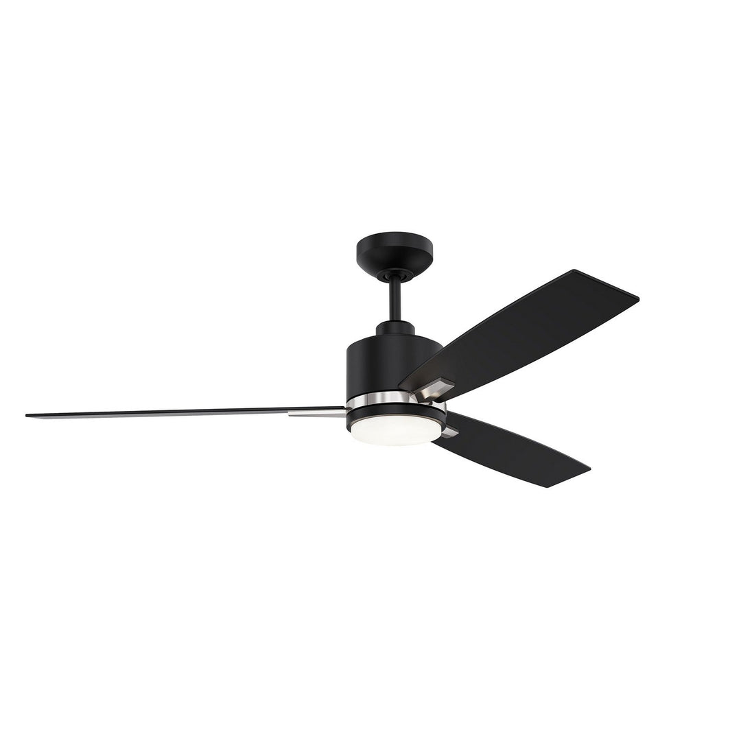 Nuvel 52 52"Ceiling Fan in Black & Satin Nickel Kendal Canada