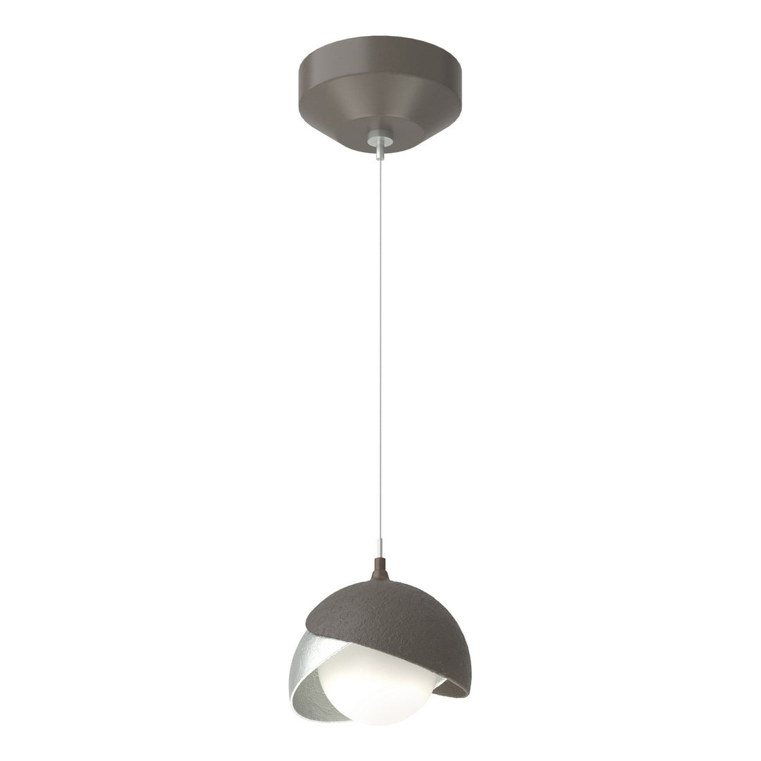 Brooklyn One Light Mini Pendant in Dark Smoke - available from The Lighting Shoppe, trusted by Canadian homeowners