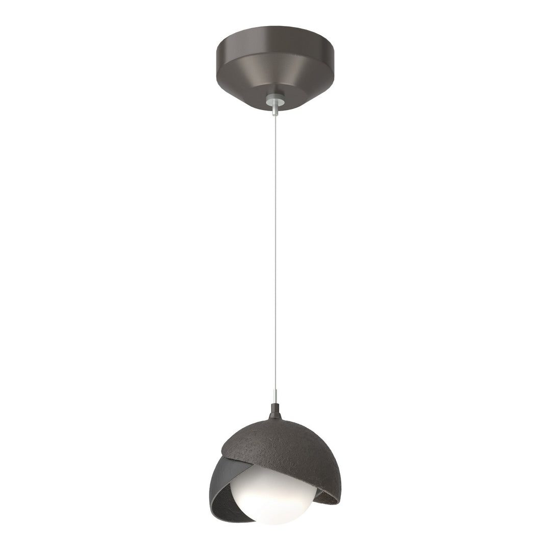 Brooklyn One Light Mini Pendant in Oil Rubbed Bronze - available from The Lighting Shoppe, trusted by Canadian homeowners