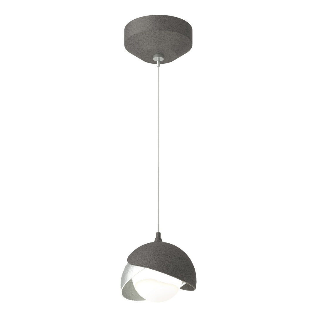 Brooklyn One Light Mini Pendant in Natural Iron - available from The Lighting Shoppe, trusted by Canadian homeowners