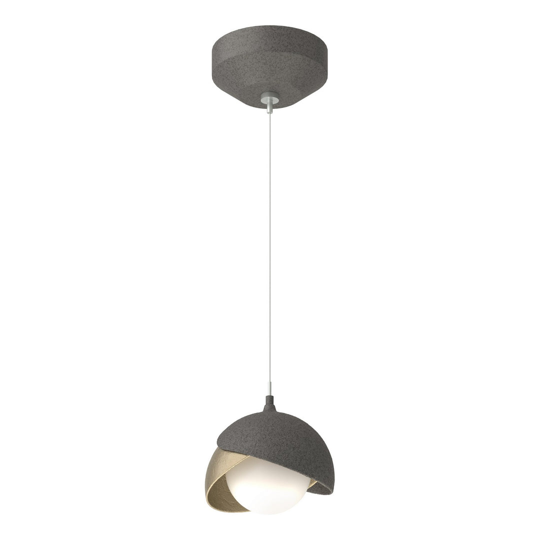 Brooklyn One Light Mini Pendant in Natural Iron - available from The Lighting Shoppe, trusted by Canadian homeowners