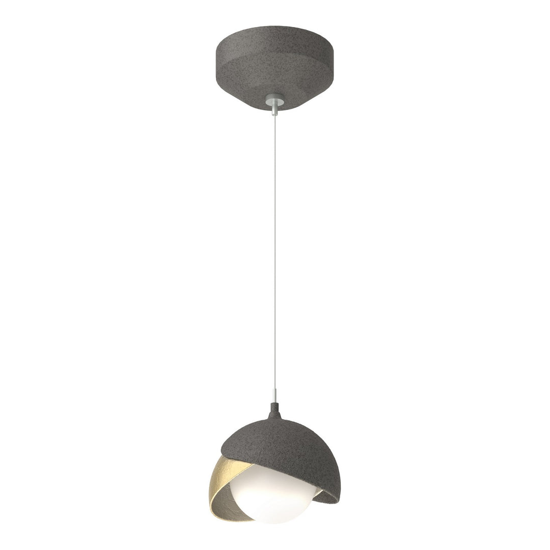 Brooklyn One Light Mini Pendant in Natural Iron - available from The Lighting Shoppe, trusted by Canadian homeowners