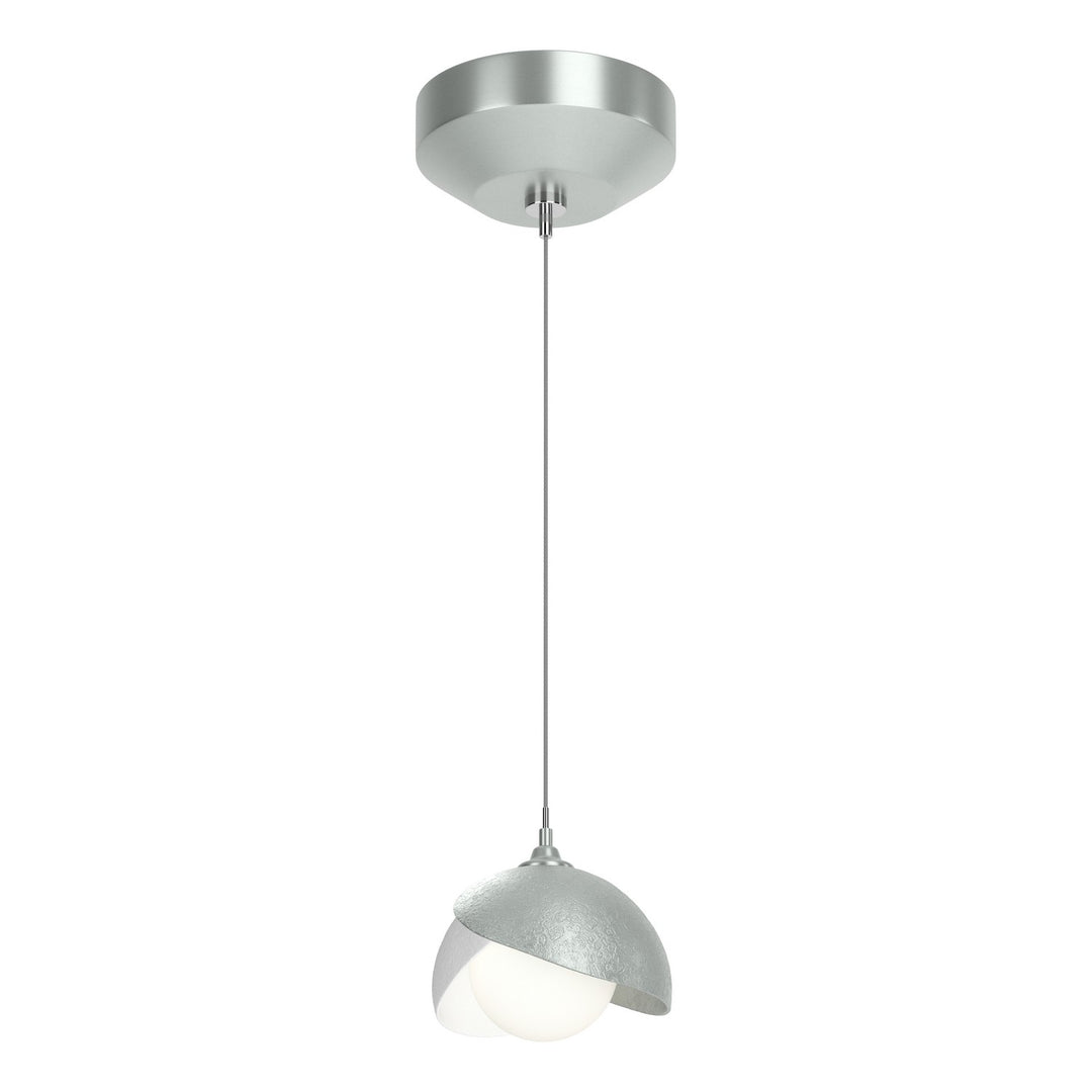 Brooklyn One Light Pendant in Vintage Platinum - available from The Lighting Shoppe, trusted by Canadian homeowners