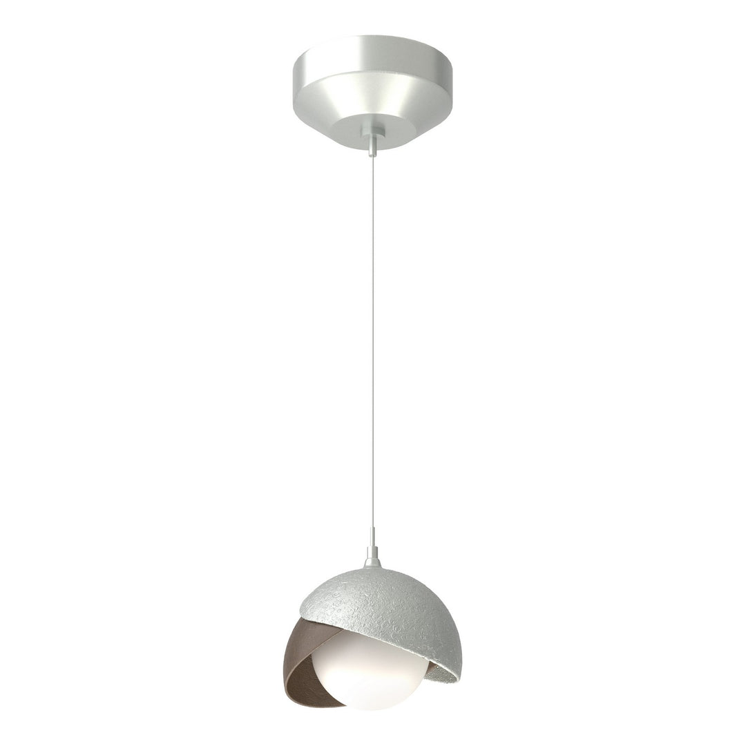 Brooklyn One Light Mini Pendant in Vintage Platinum - available from The Lighting Shoppe, trusted by Canadian homeowners