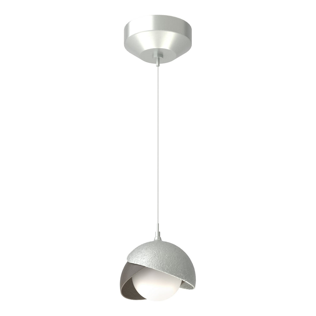 Brooklyn One Light Mini Pendant in Vintage Platinum - available from The Lighting Shoppe, trusted by Canadian homeowners