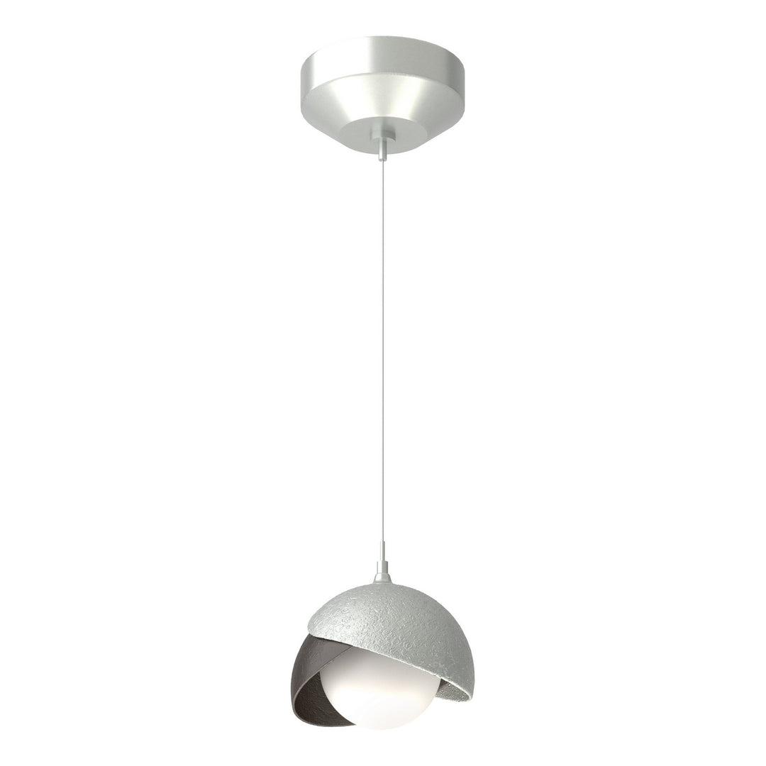 Brooklyn One Light Mini Pendant in Vintage Platinum - available from The Lighting Shoppe, trusted by Canadian homeowners