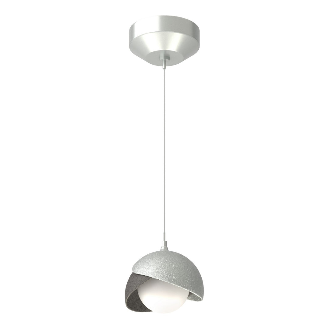 Brooklyn One Light Mini Pendant in Vintage Platinum - available from The Lighting Shoppe, trusted by Canadian homeowners