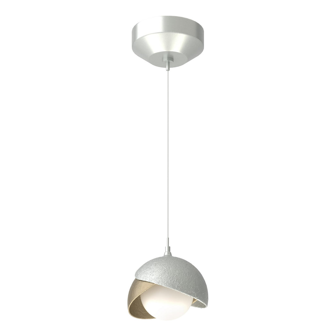 Brooklyn One Light Mini Pendant in Vintage Platinum - available from The Lighting Shoppe, trusted by Canadian homeowners