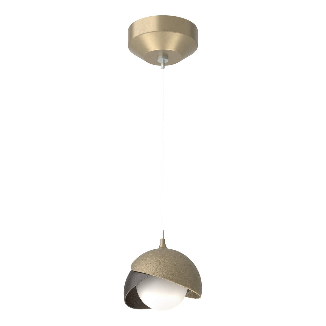 Brooklyn One Light Mini Pendant in Soft Gold - available from The Lighting Shoppe, trusted by Canadian homeowners