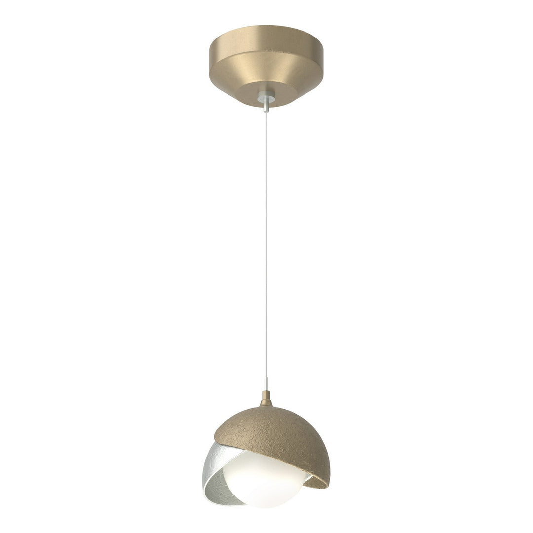 Brooklyn One Light Mini Pendant in Soft Gold - available from The Lighting Shoppe, trusted by Canadian homeowners